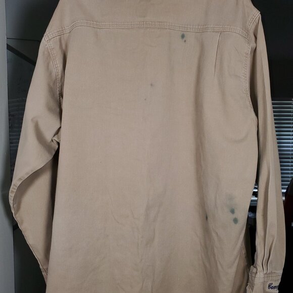 MENS LAPCOFR FLAME RESISTANT BUTTON UP LONG SLEEVE SHIRT 2XL-LONG - Picture 4 of 5